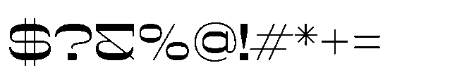 Lyner Regular Font OTHER CHARS
