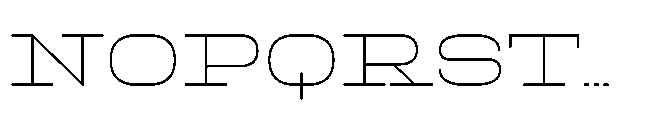 Lyner Thin Font UPPERCASE