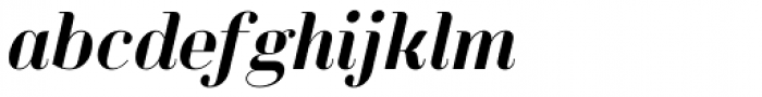 Lynx Serif Italic Font LOWERCASE