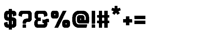 Lypen Cut Bold Font OTHER CHARS