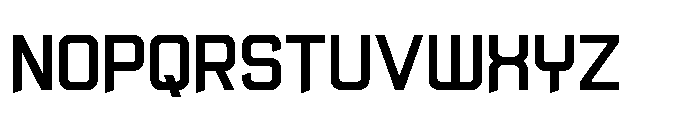 Lypen Cut Regular Font UPPERCASE