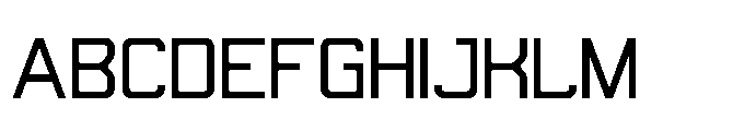 Lypen St Light Font UPPERCASE