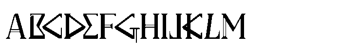 Lyros Font UPPERCASE