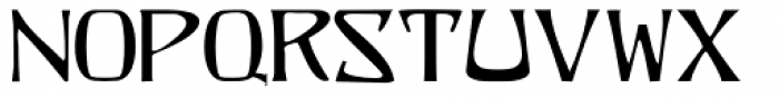 Lysander Font UPPERCASE