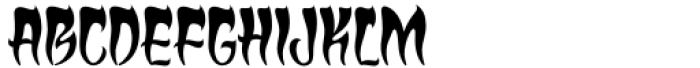 Lysergic Regular Font UPPERCASE