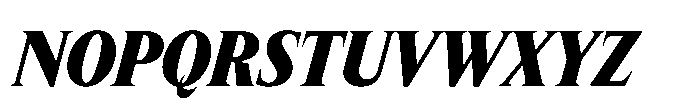 Lyst Black Italic Font UPPERCASE