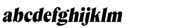 Lyst Black Slanted FONT