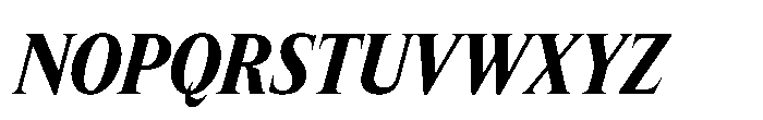 Lyst Bold Italic Font UPPERCASE