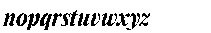 Lyst Bold Italic Font LOWERCASE