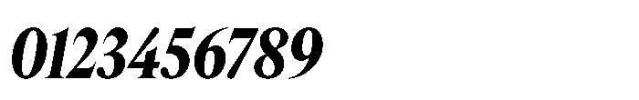 Lyst Bold Slanted Font OTHER CHARS