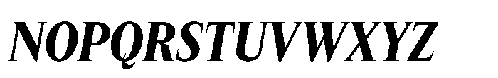 Lyst Bold Slanted Font UPPERCASE