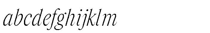 Lyst Extra Light Italic FONT