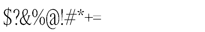 Lyst Extra Light Font OTHER CHARS
