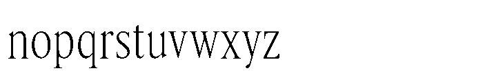 Lyst Extra Light Font LOWERCASE
