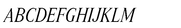Lyst Light Italic Font UPPERCASE