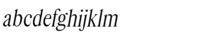 Lyst Light Slanted FONT