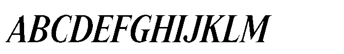 Lyst Medium Italic Font UPPERCASE