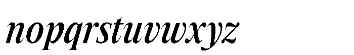 Lyst Medium Italic Font LOWERCASE