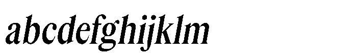 Lyst Medium Slanted FONT