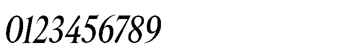 Lyst Regular Slanted Font OTHER CHARS