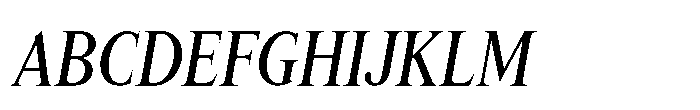 Lyst Regular Slanted Font UPPERCASE