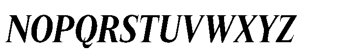 Lyst Semi Bold Slanted Font UPPERCASE