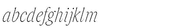 Lyst Thin Italic FONT
