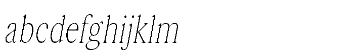 Lyst Thin Slanted FONT