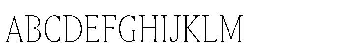 Lyst Thin Font UPPERCASE