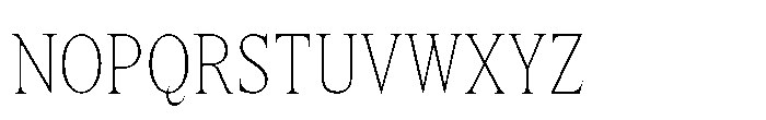 Lyst Thin Font UPPERCASE