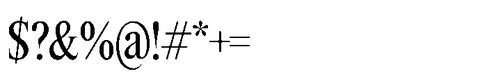 Lyst Variable Font OTHER CHARS