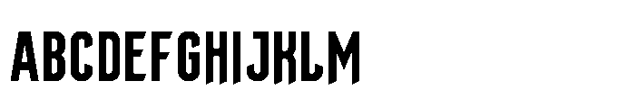 Lysto Cut Bold Font UPPERCASE