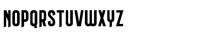 Lysto Cut Bold Font UPPERCASE