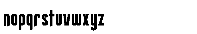 Lysto Cut Bold Font LOWERCASE