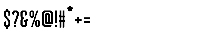 Lysto Cut Regular Font OTHER CHARS
