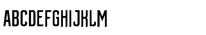 Lysto Cut Regular Font UPPERCASE