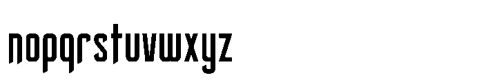 Lysto Cut Regular Font LOWERCASE