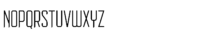 Lysto Cut Thin Font UPPERCASE