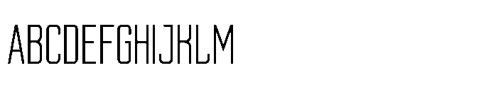 Lysto Rd Thin Font UPPERCASE