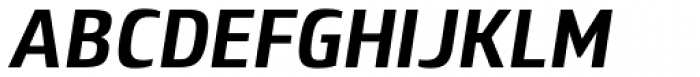 Lytiga Pro Condensed Bold Italic Font UPPERCASE