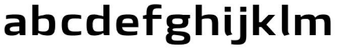 Lytiga Pro Extended Bold Font LOWERCASE
