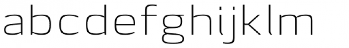 Lytiga Pro Extended ExtraLight Font LOWERCASE