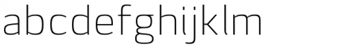 Lytiga Pro ExtraLight Font LOWERCASE