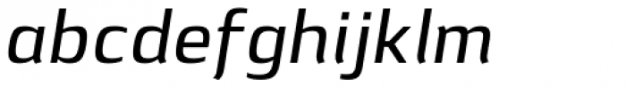 Lytiga Pro Medium Italic Font LOWERCASE
