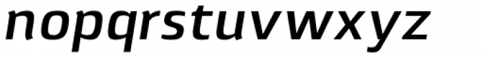 Lytiga Pro SemiBold Italic Font LOWERCASE