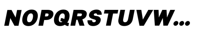 Lyu Lin Black Italic Font UPPERCASE