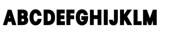 Lyu Lin Extra Black Condensed Font UPPERCASE