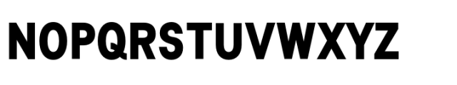 Lyu Lin Extra Bold Condensed Font UPPERCASE