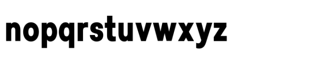 Lyu Lin Extra Bold Condensed Font LOWERCASE