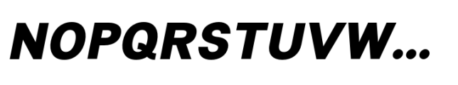 Lyu Lin Extra Bold Italic Font UPPERCASE